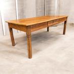 table à manger vintage en bois massif/table de ferme, Enlèvement