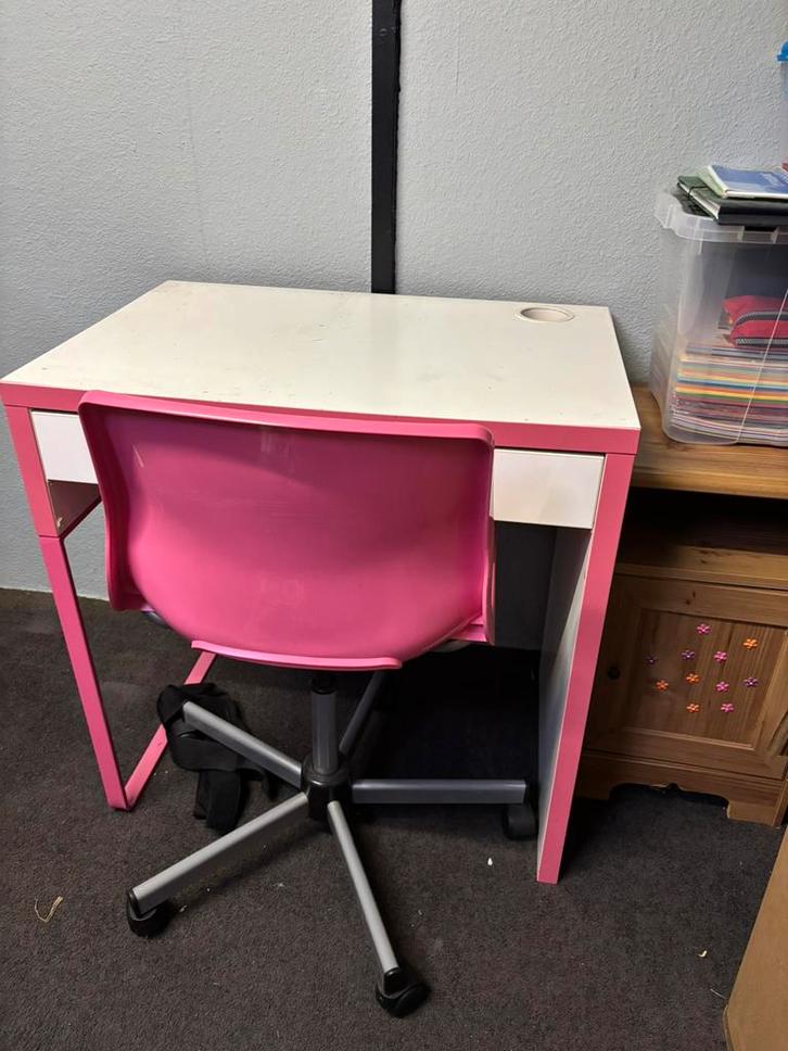 Burea + stoel, Huis en Inrichting, Bureaus, Gebruikt, Ophalen