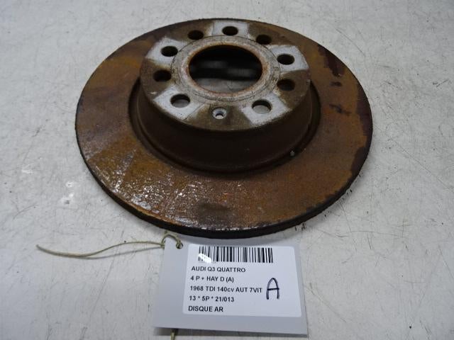 REMSCHIJF ACHTER Audi Q3 (8UB / 8UG) (01-2011/12-2019), Gebruikt, Audi