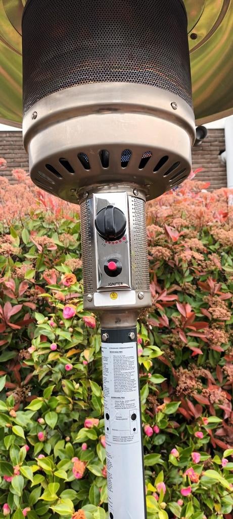 Terrasverwarming  op gas, Ophalen, Gas