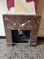 Rode marmer bladen - schouw - mag ook voor goed bod weg, Ophalen, Gebruikt