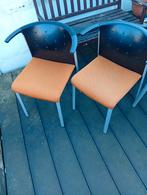 4 stoelen om te geven, Huis en Inrichting, Stoelen, Ophalen, Style années 70', Gebruikt, Overige kleuren