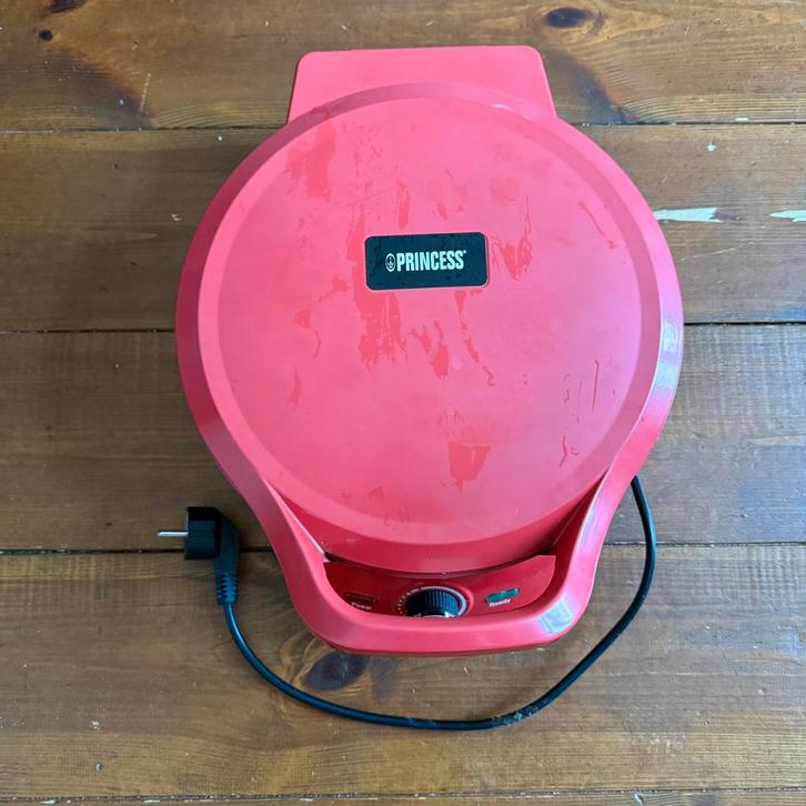 Machine à pizza Pink Princess — un four à pizza rétro cool !, Electroménager, Gaufriers, Comme neuf, Enlèvement ou Envoi