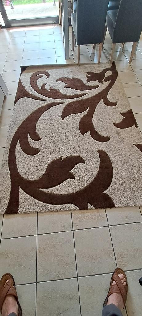 Tapis, Maison & Meubles, Ameublement | Tapis & Moquettes, Enlèvement, Comme neuf, Beige