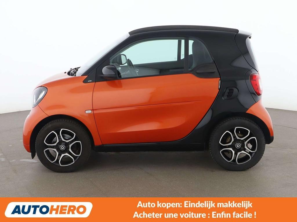 Smart Fortwo 1.0 Basis Prime (bj 2017, automaat), Automaat, Achterwielaandrijving, Gebruikt, Zwart