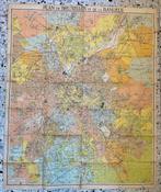 Oude plattegrond van Brussel - De Boeck - Circa 1930, Antiek en Kunst, Kunst | Litho's en Zeefdrukken, Ophalen