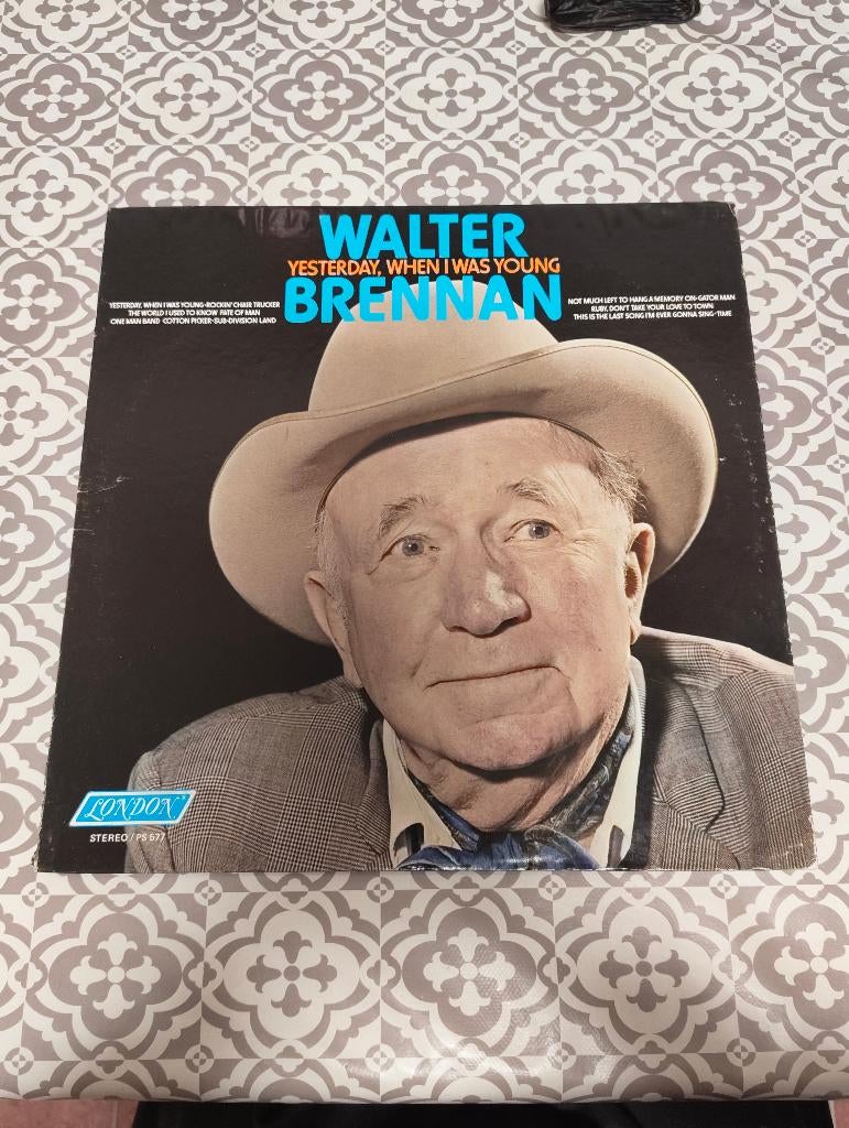 8 Lp's van Walter Brennan, CD & DVD, Vinyles | Country & Western, Envoi, Avant 1960, Utilisé, Autres formats