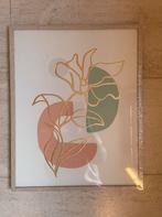 Mooie lijst met decoratie 40 x 50, Neuf, Enlèvement ou Envoi, Bois, Moins de 50 cm