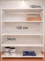 Grande étagère blanche métallique ikea, Enlèvement, Comme neuf