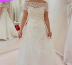 Bruidsjurk trouwjurk merk ladybird maat 40 lady bird, Enlèvement ou Envoi, Comme neuf, Robe de mariée, Blanc