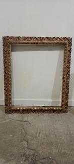 Cadre Ancien Style Louis XV en Bois Doré - 46x56 cm, c56, Enlèvement, Utilisé, Bois