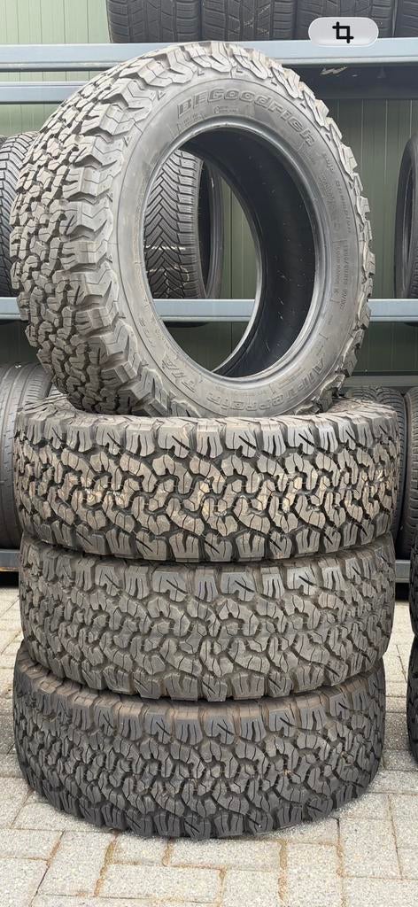 4x BF Goodrich All terrain K02 in 265-60-18 119S, Ophalen, 18 inch, Gebruikt, 265 mm