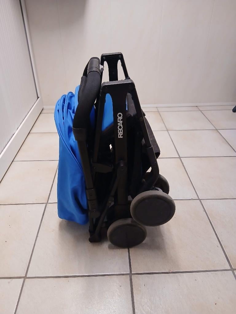 Poussette Recaro Easylife Bleue/Noire, Enfants & Bébés, Enlèvement, Utilisé, Poussette, Autres marques