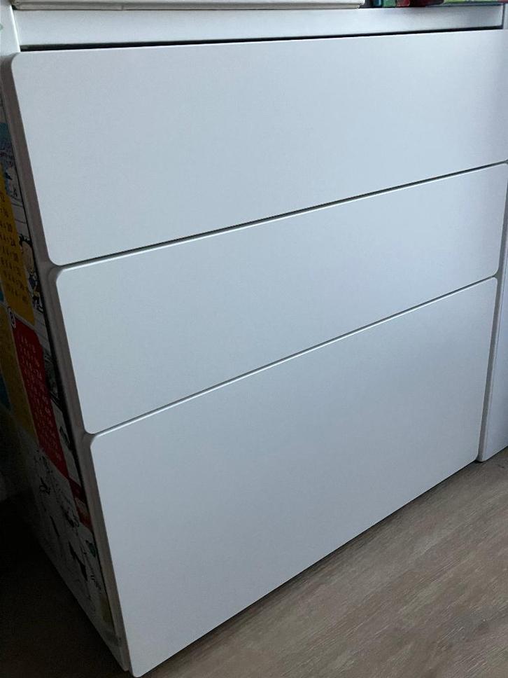 Drie witte lades voor een SMASTAD combinatie, Huis en Inrichting, Kasten | Ladekasten, Zo goed als nieuw, Minder dan 100 cm, 50 tot 100 cm