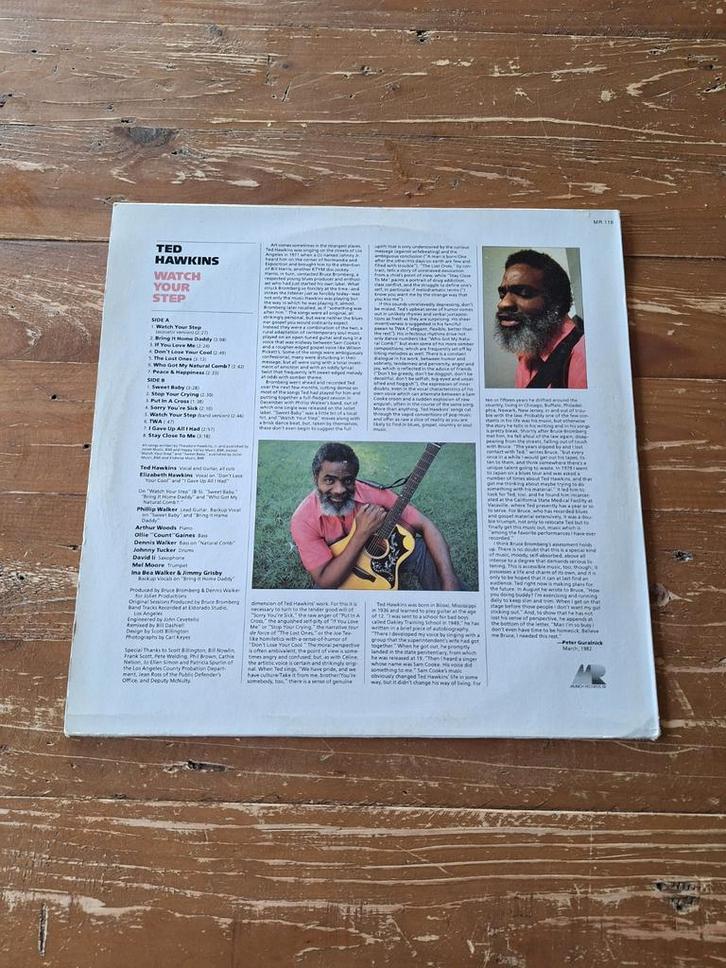 Ted Hawkins – Watch Your Step LP (blues / soul vinyl), Cd's en Dvd's, Vinyl | Jazz en Blues, Blues, Ophalen of Verzenden