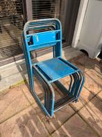 vintage industriële bistrostoelen van ijzer, Ophalen