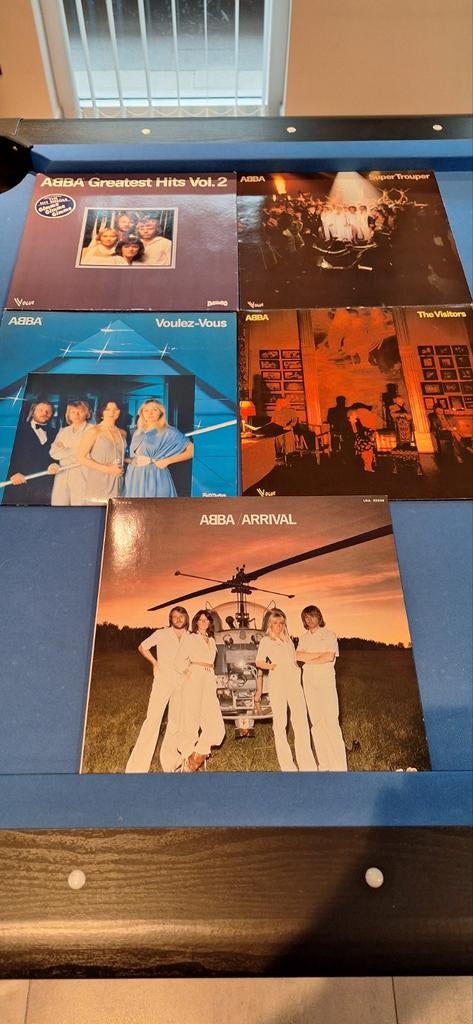 50 LPs ,ABBA,Elvis,Will Tura,enz + gratis platenspeler, Verzamelen, Automaten | Flipperkasten, Ophalen