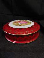 ANCIENNE GRANDE BOITE PORCELAINE DE LIMOGES, Enlèvement ou Envoi