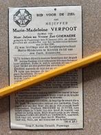 GUERRE 40-45 BombardementPoperinge 24 mai 1940 Verpoot Marie, Enlèvement ou Envoi, Image pieuse