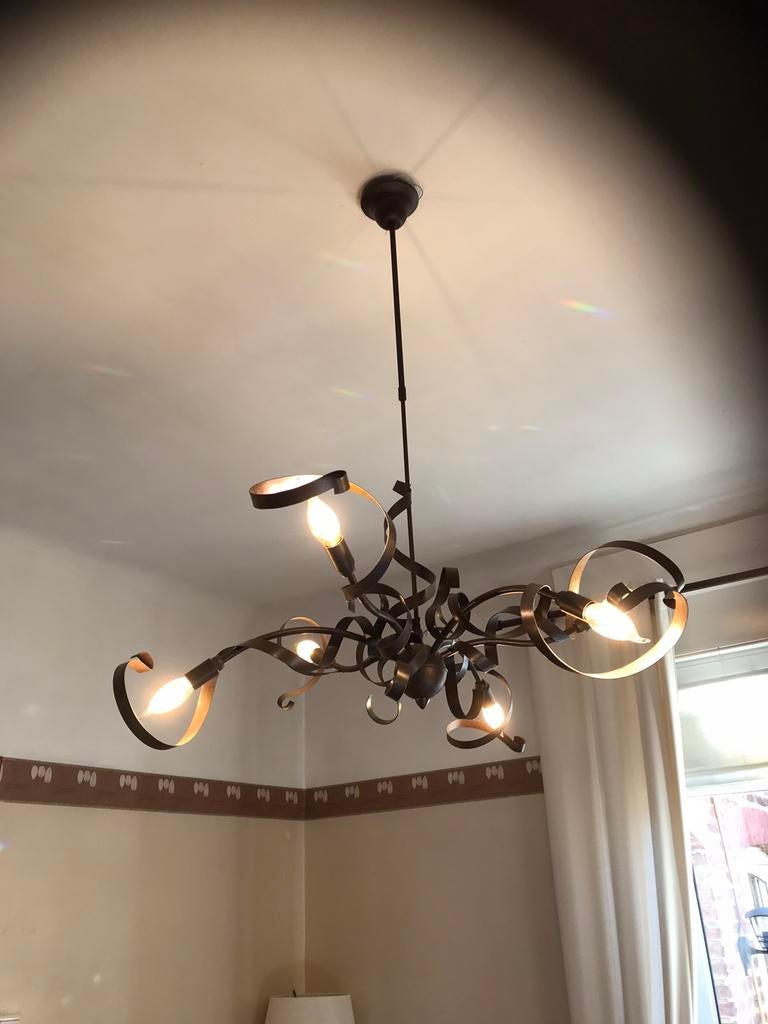 Lustre en metal, Ophalen, Zo goed als nieuw, Metaal