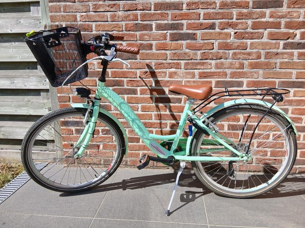 Vélo pour fille avec panier 24 pouces, Enlèvement, 24 pouces, Vitesses