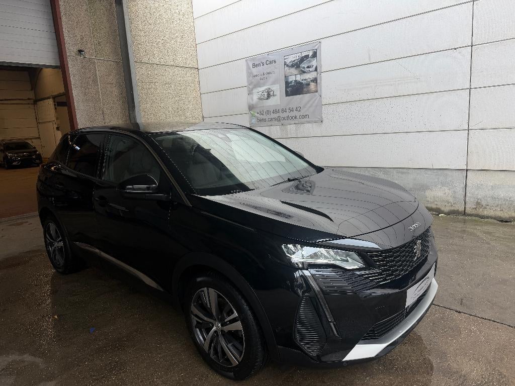 Peugeot 3008 1.2i Allure 130pk * GPS/Camera *, 1199 cc, Leder en Stof, Zwart, 5 deurs