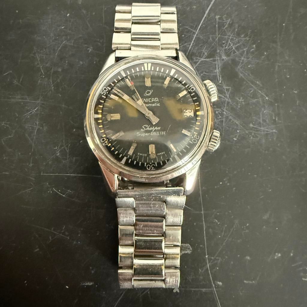 Montre Enicar Super-Divette 1960 Suisse, Bijoux, Sacs & Beauté, Montres | Femmes, Enlèvement ou Envoi, Comme neuf