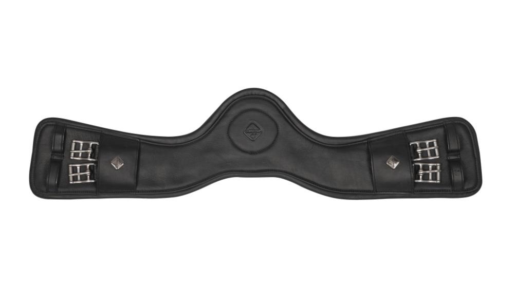 Zachte leren LeMieux Gel-Tek dressuursingel zwart 55tm75cm, Ophalen of Verzenden, Nieuw, Dressuur