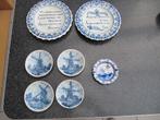 kleine bordjes, tegels delfts blauw, allerlei + andere items, Ophalen of Verzenden