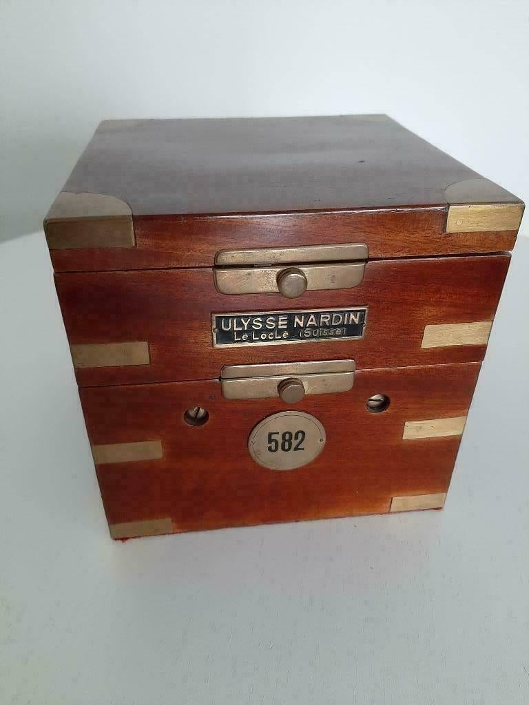 Chronomètre de Marine Ulysse Nardin n 582 – Vers 1930, Antiquités & Art, Antiquités | Horloges, Enlèvement