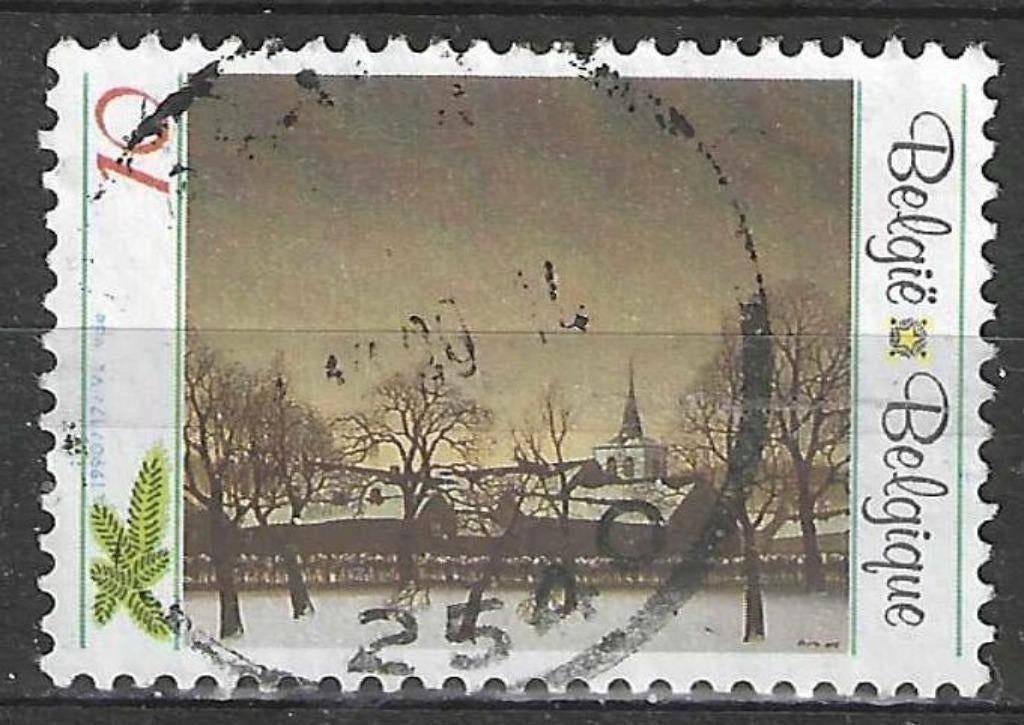 Belgique 1990 - Yvert/OBP 2392 - Noël et Nouvel An (ST), Timbres & Monnaies, Timbres | Europe | Belgique, Affranchi, Noël, Envoi