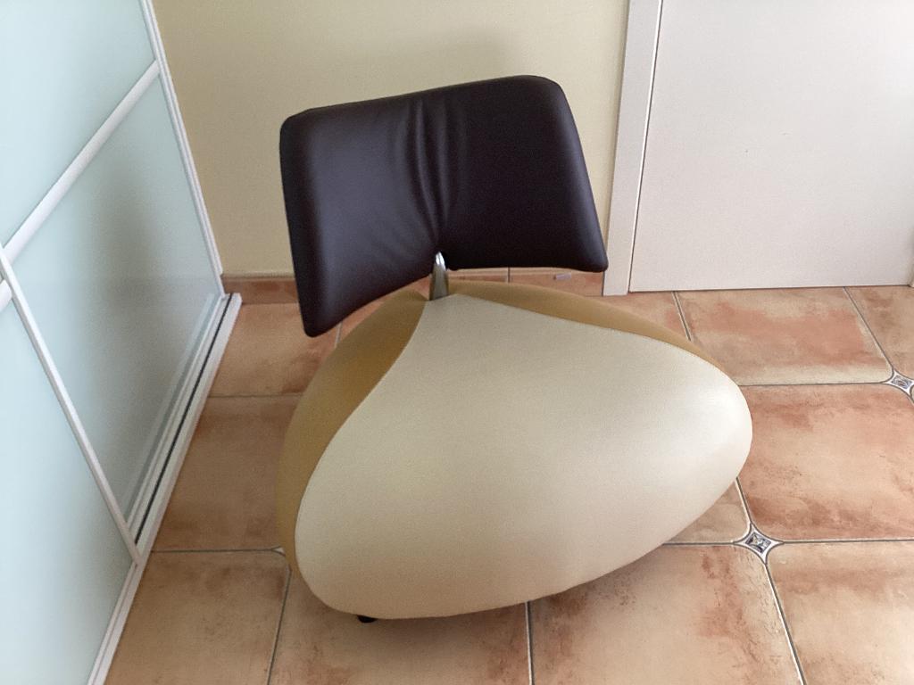 Fauteuil Leolux Pallone, modèle Pa Paradiso NOUVEAU, Maison & Meubles, Fauteuils, Neuf, Cuir, Enlèvement
