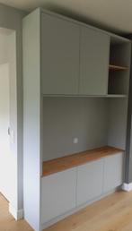 Cinewall, tv-meubel, stereomeubel kast wandmeubel op maat., Ophalen of Verzenden, Nieuw, Teakhout