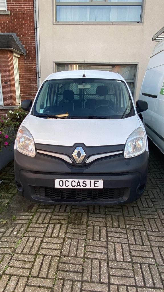 Renault Kangoo 1.5 DCI lichte vracht van 10/2020 met 73000km, Auto's, Testrit aan huis, Stof, 4 cilinders, Wit