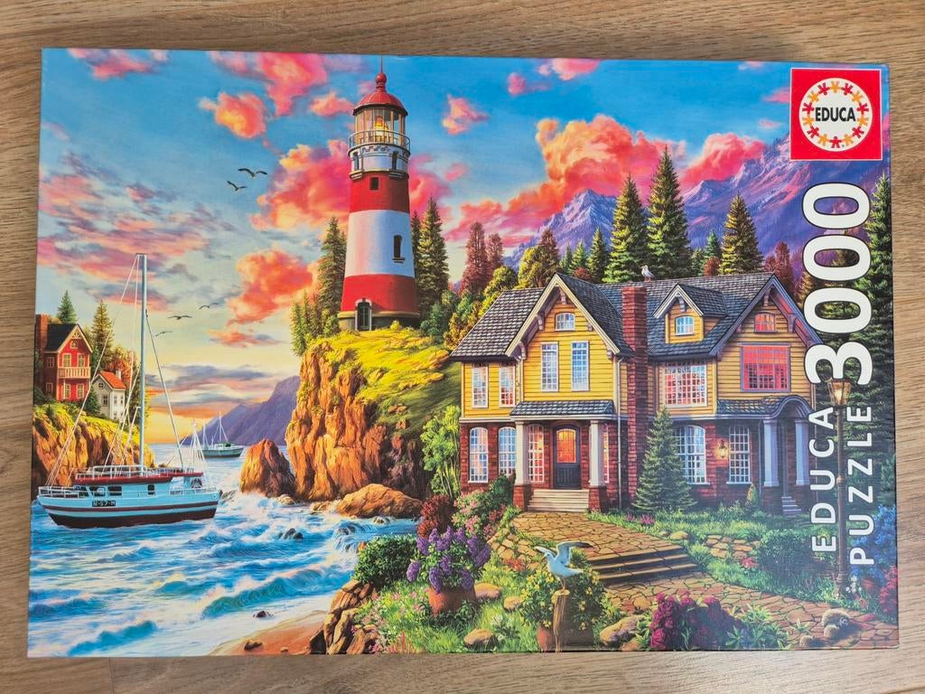 Educa puzzel 3000 stukjes, Hobby & Loisirs créatifs, Sport cérébral & Puzzles, Enlèvement, Plus de 1 500 pièces, Comme neuf, Puzzle