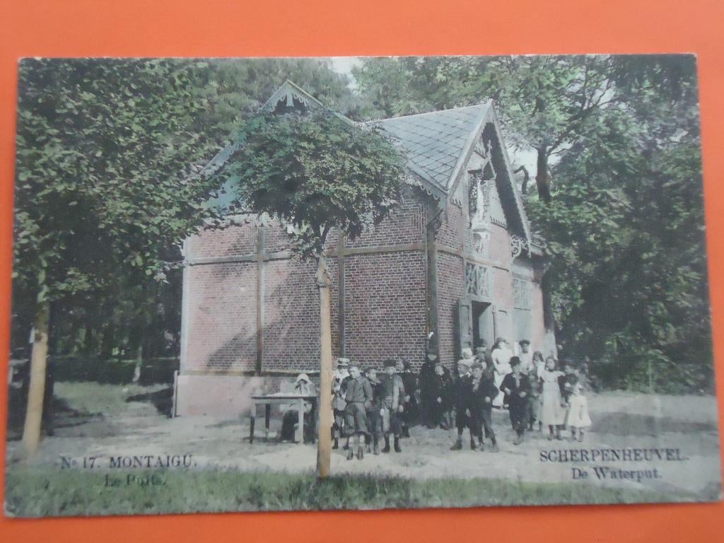 Scherpenheuvel , Montaigu De Waterput ( Kleur ), Verzamelen, Ophalen of Verzenden, Voor 1920, Gelopen, Vlaams-Brabant