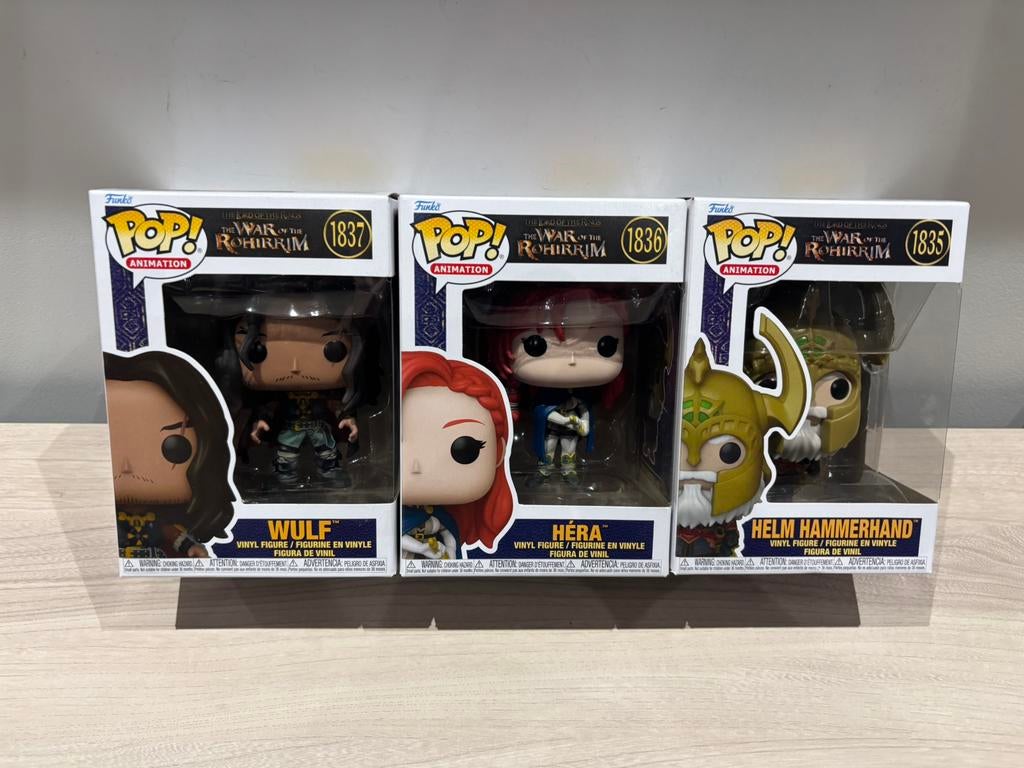 Funko Pop! LOTR War of the Rohirrim Helm Héra Wulf 1835 1837, Verzamelen, Poppetjes en Figuurtjes, Zo goed als nieuw, Ophalen of Verzenden