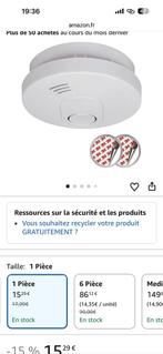 détecteur de fumée 4 pièces, Enlèvement, Neuf, Fumée