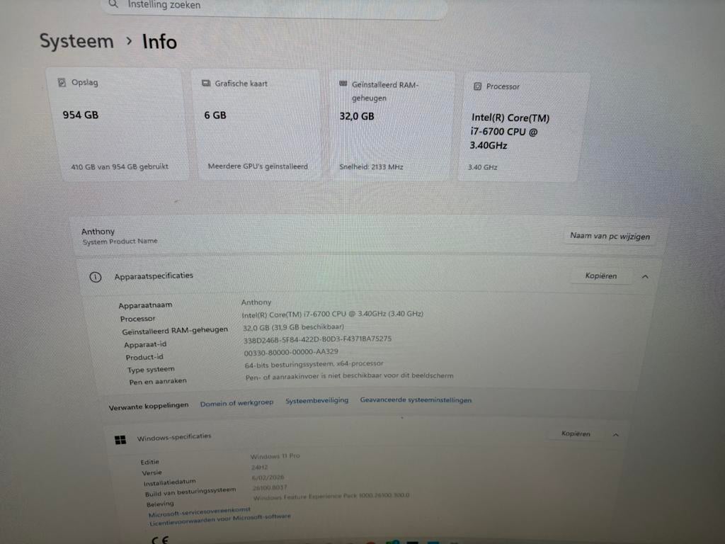 Pc gaming a vendre, Informatique & Logiciels, 32 GB, 17 pouces ou plus, Utilisé, Gaming