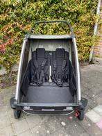 Fietskar - Thule Chariot Lite 2 Agave Black, Ophalen, Opvouwbaar, Zo goed als nieuw, Thule / Chariot