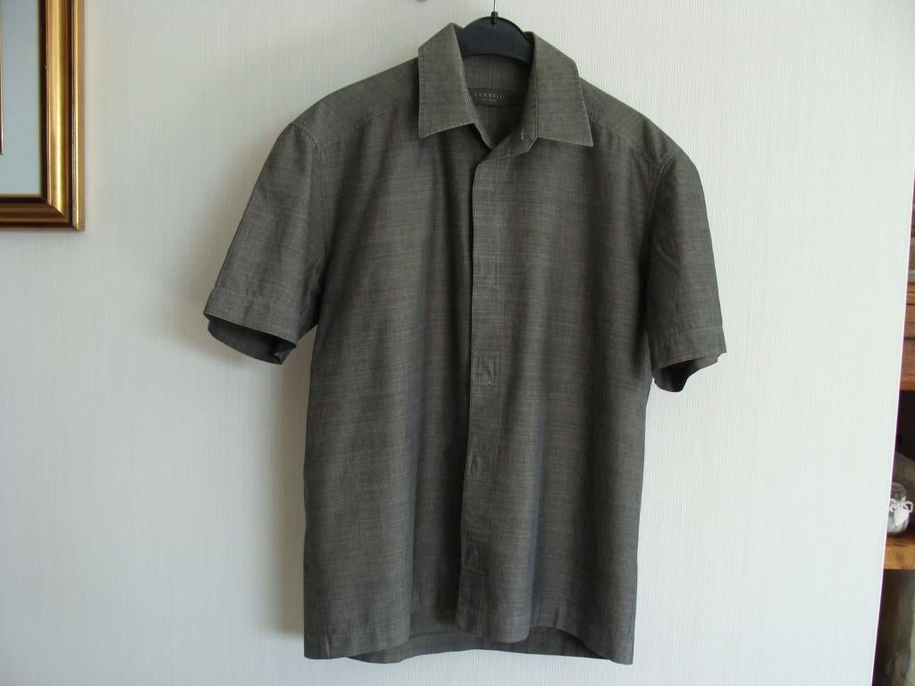 Chemise grise, manches Conwell, For Men, taille 39/40 neuf, Kleding | Heren, Overhemden, Nieuw, Halswijdte 39/40 (M), Grijs, Ophalen