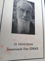 pater oswald(hektor delaere) overl 1957, Ophalen of Verzenden, Bidprentje