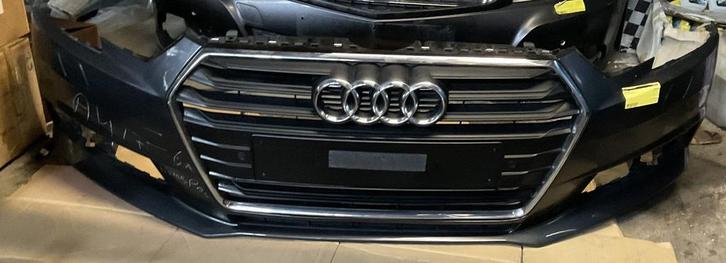Voorbumper Audi A4 (2017) zwart, Auto-onderdelen, Carrosserie, Bumper, Voor, Gebruikt, Herkomst onderdeel bekend, Ophalen of Verzenden