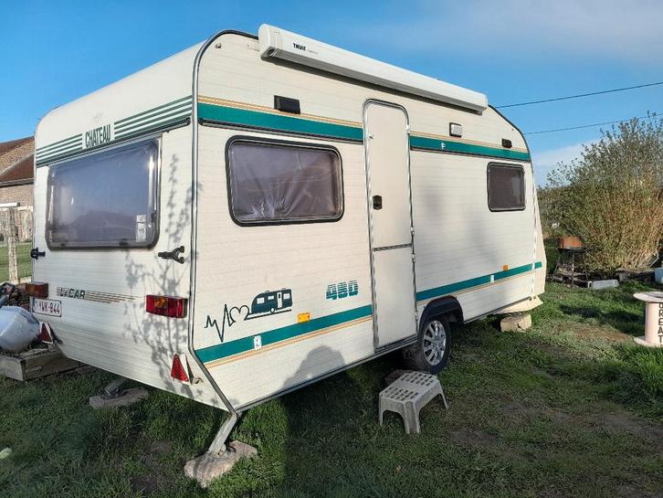Caravan chateau la car 460, Caravans en Kamperen, Caravans, Particulier, tot en met 4, 750 - 1000 kg, Overige, Chateau, Omvormbare zithoek