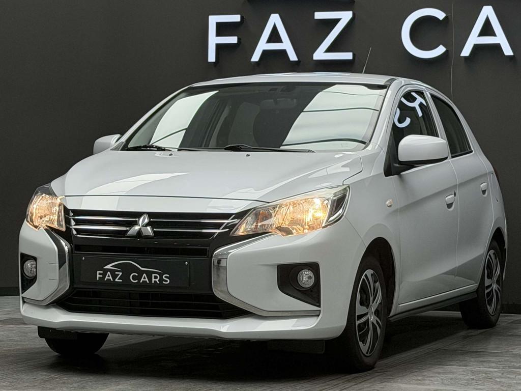 Mitsubishi Space Star 1.0i Inform * 1ER PROP + CLIM + GARANT, Auto's, Mitsubishi, Voorwielaandrijving, Stof, Gebruikt, Wit