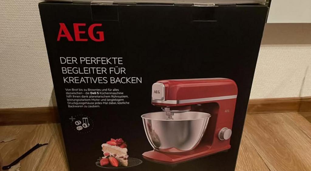 Robot de cuisine AEG, Elektronische apparatuur, Keukenmixers, Nieuw, 4 liter of meer, 3 snelheden of meer, Vaatwasserbestendig