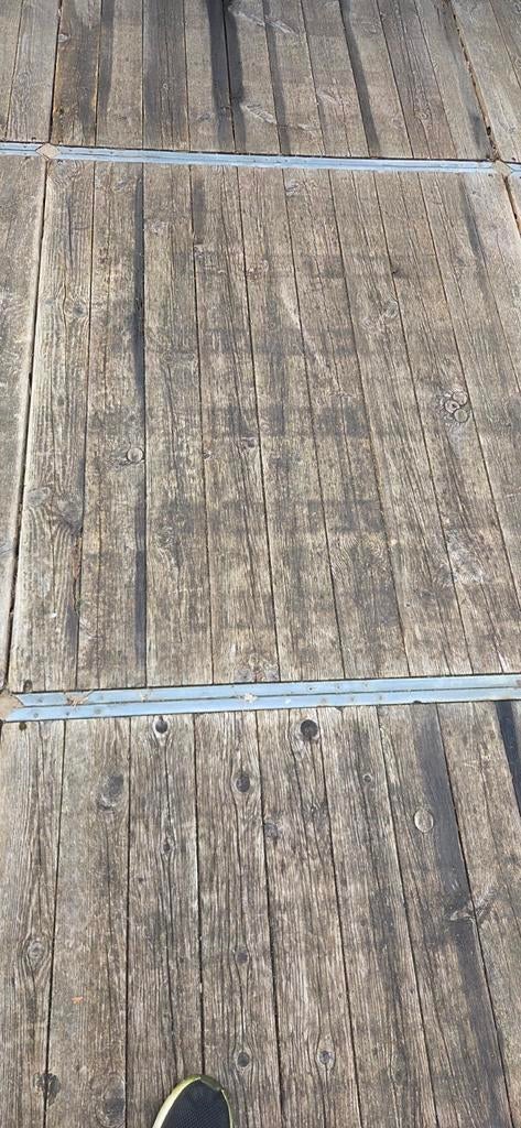 Houten terras te koop, Ophalen