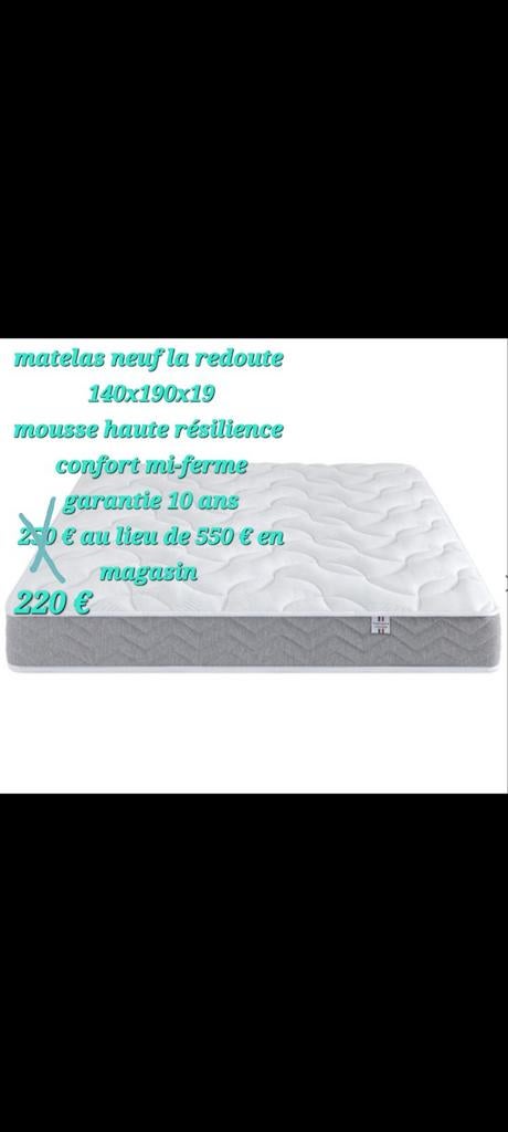 Matelas neuf à saisir (livraison possible), Maison & Meubles, Chambre à coucher | Matelas & Sommiers, Neuf, Matelas, 140 cm, 190 cm ou moins