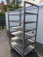 chariot en acier inoxydable avec bancs en acier inoxydable, Enlèvement