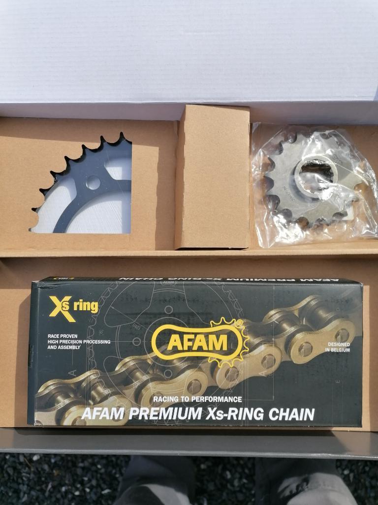 HONDA CBF 600 Kit pignons - chaîne BIHR 2008-2010 état neuf, Enlèvement, Neuf